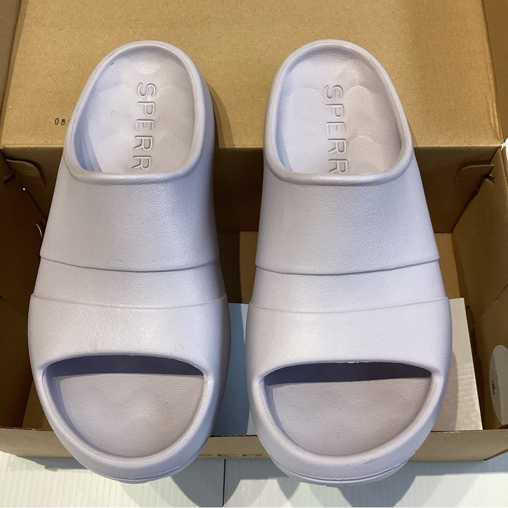 Sperry Women's Float Lilac Slide Sandals STS87384 Size 8 M New In Box